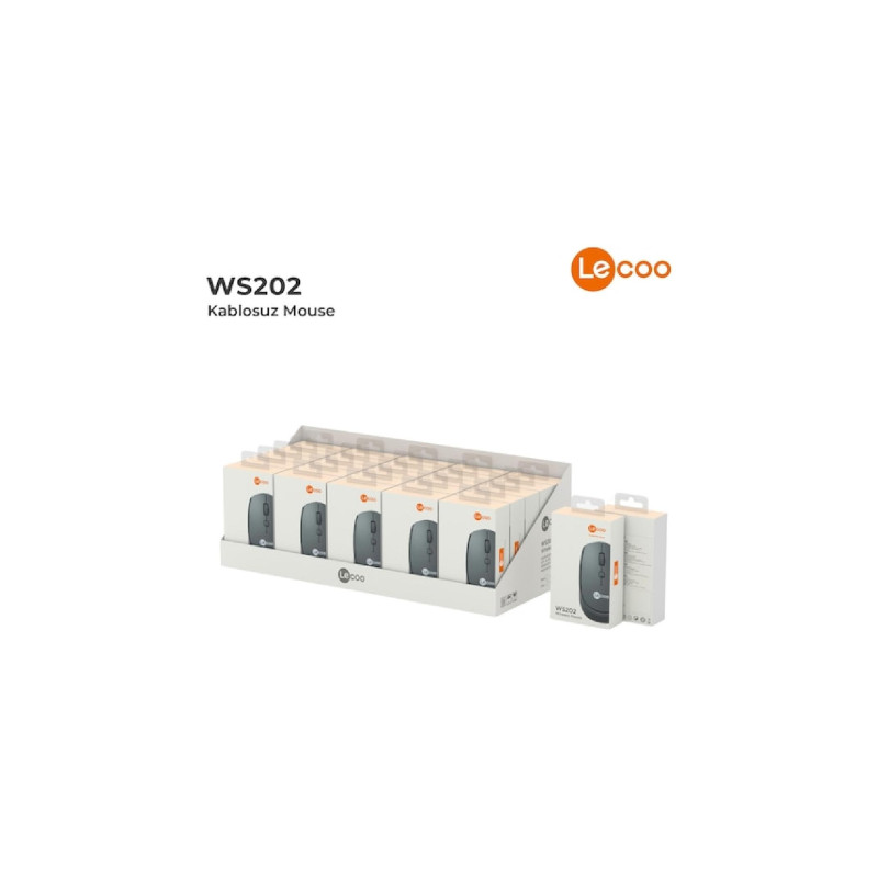 Lecoo WS202 Kablosuz 1200DPI 4 Tuşlu Optik Mouse