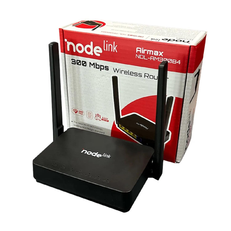 NODE LINK AIR MAX NDL-AM300B4 300MBPS ROUTER	