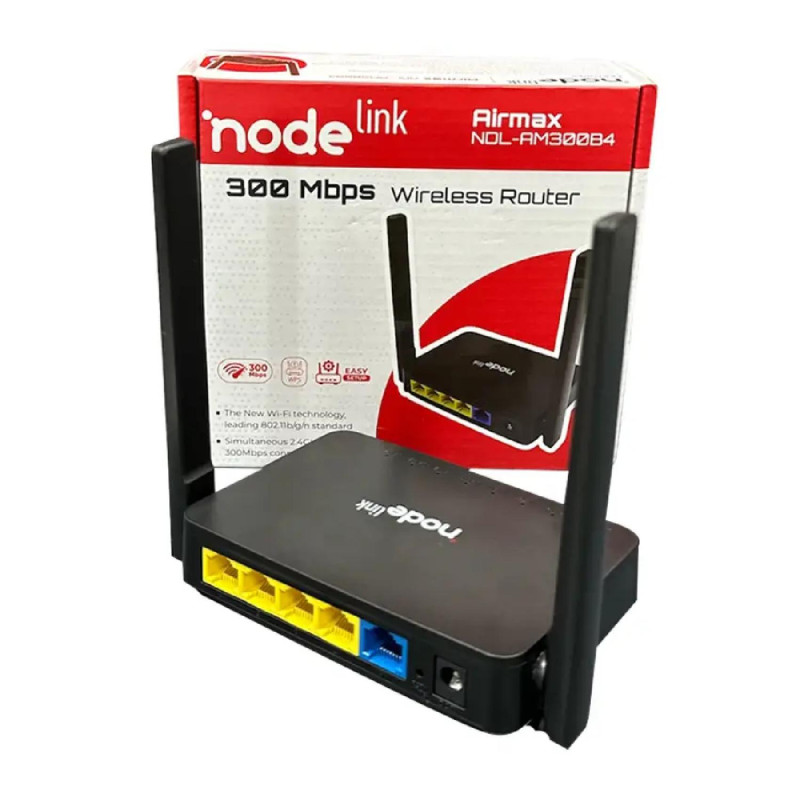 NODE LINK AIR MAX NDL-AM300B4 300MBPS ROUTER	