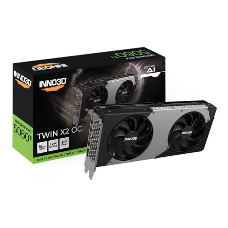 INNO3D GeForce RTX 5060 TI TWIN X2 OC 16GB GDDR7 128Bit DLSS 4 Ekran Kartı 