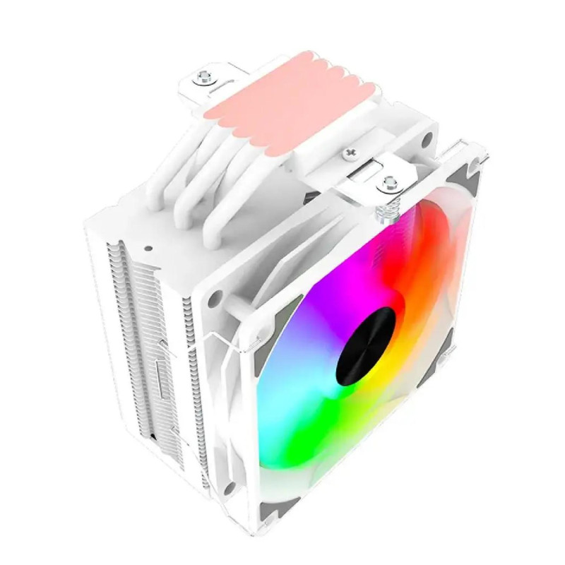 SNOWMAN MT5-V3 12CM COLORFUL FAN 4PİN + 5 BORULU PREMİUM BEYAZ CPU FAN	