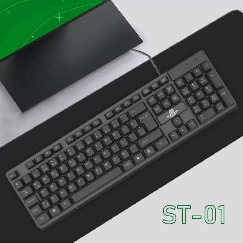 STEEP SOLID ST-01 OFİS TİPİ KABLOLU KLAVYE	
