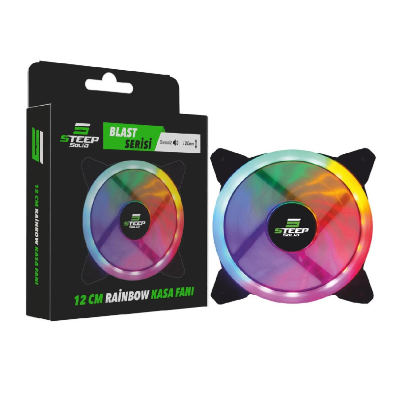 STEEP SOLID 12CM RAINBOW KASA FANI BLAST SERİSİ	
