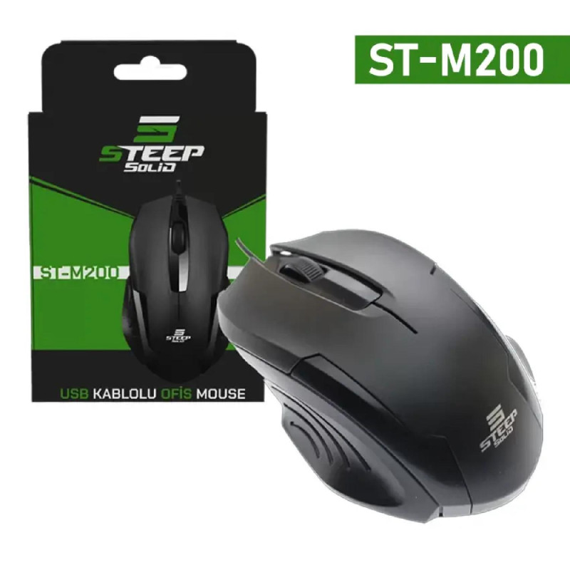 STEEP SOLİD ST-M200 KABLOLU MOUSE