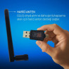 Steep Solid 802.11N Antenli Kablosuz Nano Tırnak Wi-Fi Adaptör 600Mbps WIFI
