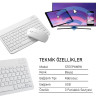 STEEP SOLID BLUETOOTH KLAVYE MOUSE SET (BEYAZ)	