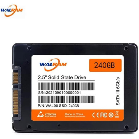 Walram 2.5'' SATA 240GB Dahili SSD 6978752320032