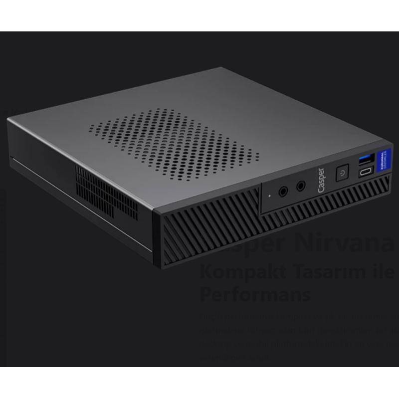 CASPER M400 MINI PC I5-10400T 8GB RAM 256GB SSD - HDMI  VGA CIKISLI
