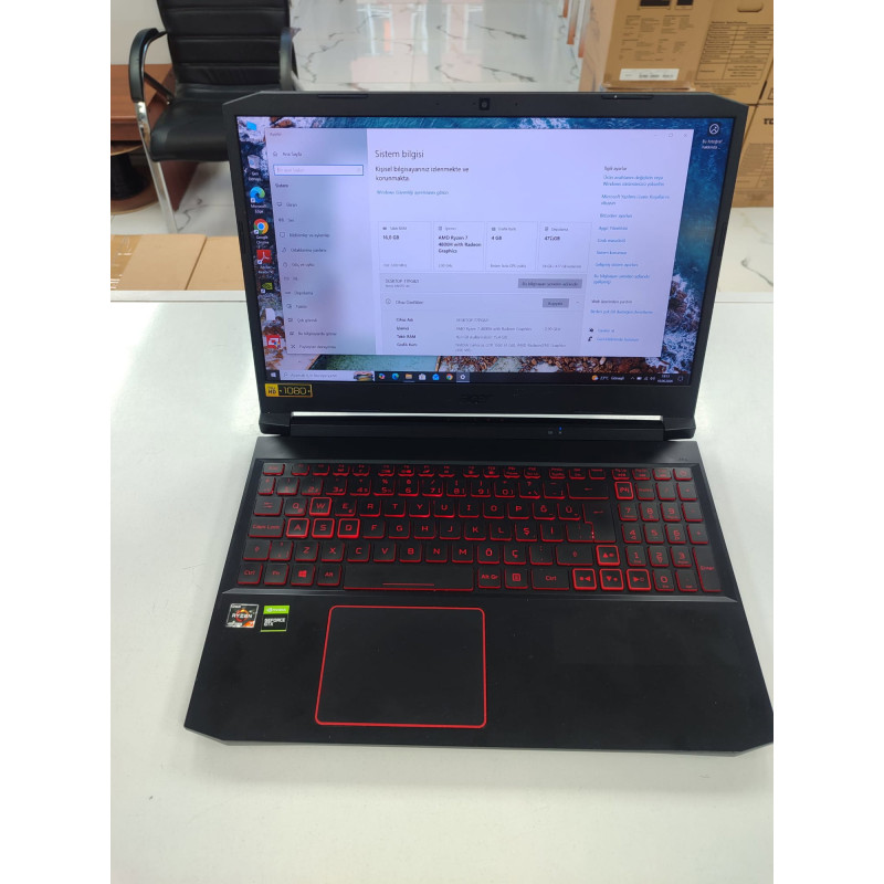 ACER NITRO AN515-44-R6HT RYZEN 7 4800H 16 GB RAM 500 GB SSD GTX 1650 15.6 NOTEBOOK