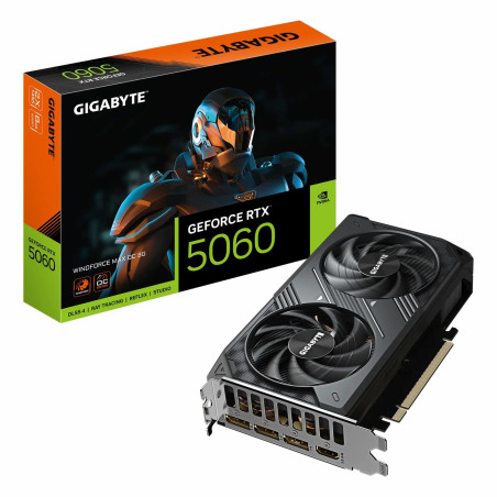 Gigabyte GeForce RTX 5060 WINDFORCE MAX OC 8G 8GB GDDR7 128 Bit DLSS 4 Ekran Kartı