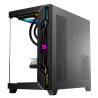 GAMEAGLE STORM Siyah FULL TOWER Kasa  850W 80 PSU ve 360mm Sıvı Soğutma Dahil  Akvaryum Stilinde Oyuncu Kasası
