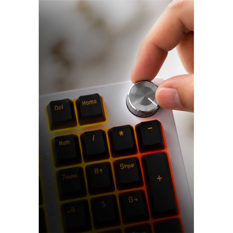 Gameagle Diablo RGB Kablolu 20 Mod TR Layout DoubleShot FullAnti-Ghosting Mekanik OyuncuKlavyesi Siyah/Beyaz
