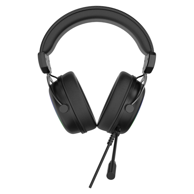 Gameagle Auralis 7.1 RGB Kablolu Mikrofonlu Profesyonel Oyuncu Kulaklığı Siyah
