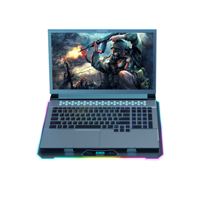 Gameagle Aero Storm V15 RGB 15 Fanlı 10 RGB Modlu 9-17.3'' Notebook Soğutucu Stand Laptop Soğutucu