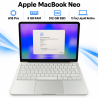 Apple MacBook Neo A18 Pro 8 GB RAM 512 GB SSD 13 İnç Liquid Retina Gümüş Notebook - 2.EL