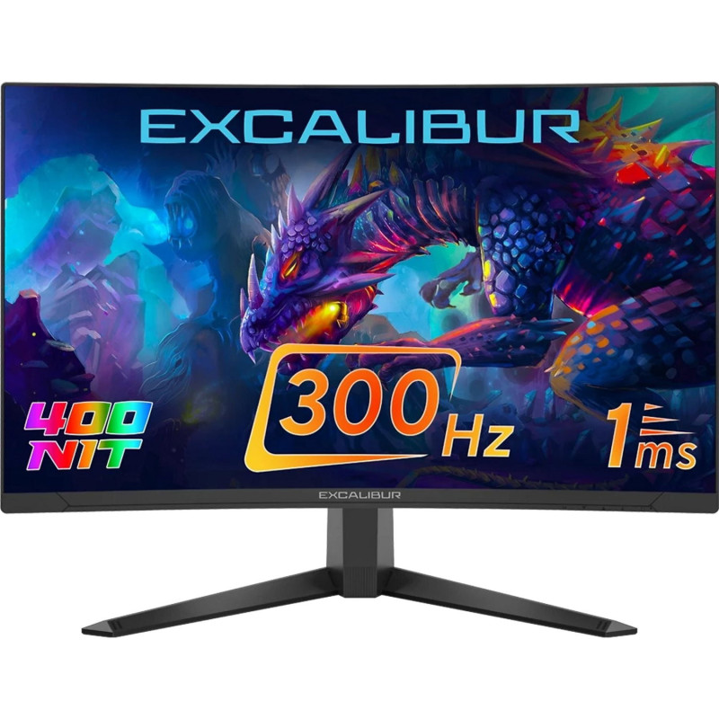 CASPER Excalibur M.E27FVC-E 27' 1 ms 300 Hz Full HD Fast VA Curved Oyuncu Monitörü Siyah -2.El