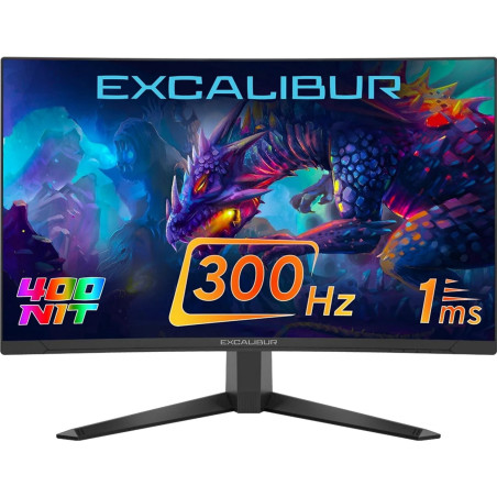 CASPER Excalibur M.E27FVC-E 27' 1 ms 300 Hz Full HD Fast VA Curved Oyuncu Monitörü Siyah -2.El